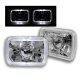 Ford F100 1978-1983 White Halo Sealed Beam Projector Headlight Conversion
