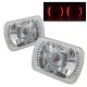 GMC Jimmy 1980-1991 Red LED Sealed Beam Projector Headlight Conversion