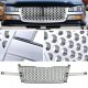 Chevy Silverado 2500 2003-2004 Chrome Front Grill Punch Style