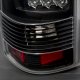 Chevy Silverado 1500HD 2001-2002 LED Tail Lights Black Chrome