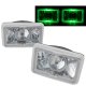 Chevy Monte Carlo 1980-1988 Green Halo Sealed Beam Projector Headlight Conversion