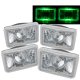 Chevy C10 Pickup 1981-1987 Green Halo Sealed Beam Projector Headlight Conversion Low and High Beams