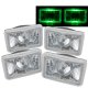 Chrysler Laser 1984-1986 Green Halo Sealed Beam Projector Headlight Conversion Low and High Beams