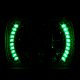 Jeep Cherokee 1997-2001 Headlights Green LED and Clear Bumper Lights Side Marker