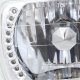 Jeep Cherokee 1997-2001 Headlights White LED and Clear Bumper Lights Side Marker