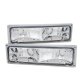 GMC Sierra 2500 1994-2000 Clear Front Bumper Lights