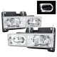 Chevy Tahoe 1995-1999 Halo Headlights Clear