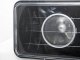 Chevy 1500 Pickup 1981-1987 4 Inch Black Sealed Beam Projector Headlight Conversion Low and High Beams