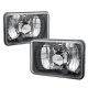 Dodge Dakota 1987-1990 Black Chrome Sealed Beam Headlight Conversion