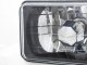 Ford Country Squire 1987-1991 Black Chrome Sealed Beam Headlight Conversion Low and High Beams