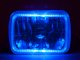 Honda Prelude 1984-1991 Blue Halo Black Chrome Sealed Beam Headlight Conversion