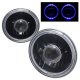 Chevy Blazer 1969-1979 Blue Halo Black Sealed Beam Projector Headlight Conversion