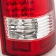 Chevy Silverado 2500 2003-2004 LED Tail Lights Red Clear