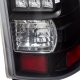 Chevy Silverado 2500HD 2001-2002 LED Tail Lights Black and Clear