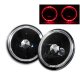 Mazda Miata 1990-1997 Red Halo Black Sealed Beam Headlight Conversion