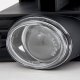 GMC Sierra 2500 1999-2002 Black LED DRL Headlights Set and Projector Fog Lights