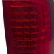 Dodge Ram 2007-2008 LED Tail Lights Red Clear