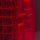 Dodge Ram 2007-2008 LED Tail Lights Red Clear