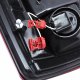 Dodge Ram 2007-2008 LED Tail Lights Red Clear