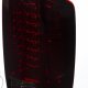 Dodge Ram 2007-2008 LED Tail Lights Red Smoked