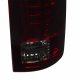 Dodge Ram 2007-2008 LED Tail Lights Red Smoked