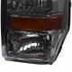 Ford F450 Super Duty 2008-2010 Smoked Headlights