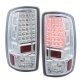 GMC Yukon Denali 2001-2006 LED Tail Lights Chrome Clear