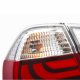 BMW E90 Sedan 3 Series 2005-2008 Tube LED Tail Lights Red Clear