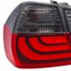 BMW E90 Sedan 3 Series 2005-2008 Tube LED Tail Lights Red Smoked