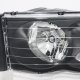 Dodge Ram 3500 2003-2005 Black Headlights