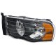 Dodge Ram 3500 2003-2005 Black Headlights