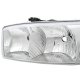 GMC Sierra 2500 1999-2004 Clear Euro Headlights