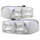 GMC Sierra 2500 1999-2004 Clear Euro Headlights