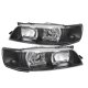 Nissan Maxima 1995-1999 Black JDM R34 Style Headlights