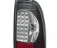 Ford F150 1997-2003 Black Chrome LED Tail Lights