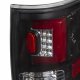 Ford F150 2009-2014 Black LED Tail Lights Red Tube