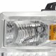 Chevy Silverado 1500 2014-2015 Chrome LED DRL Headlights and Light Bar LED Tail Lights