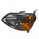 Honda Civic 2001-2003 Smoked Euro Headlights