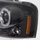 Lincoln Mark LT 2006-2008 Smoked Halo Projector Headlights with LED