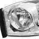 Dodge Ram 2500 2006-2009 Clear Euro Headlights