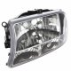 Dodge Dakota 1997-2004 Chrome Clear One Piece Headlights