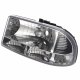 Dodge Dakota 1997-2004 Chrome Clear One Piece Headlights