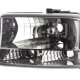 Dodge Durango 1998-2003 Chrome Clear One Piece Headlights