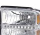 2005 Ford Excursion Clear Headlights LED DRL