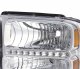 Ford F250 Super Duty 2005-2007 Clear Headlights LED DRL