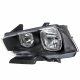 Dodge Charger 2011-2014 Black Clear Headlights