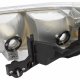 GMC Sierra 2500HD 2001-2006 Black Headlights and LED Bumper Lights DRL