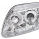 Ford F150 1997-2003 Clear LED DRL Projector Headlights with Halo