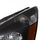 Honda Accord 2003-2007 Black Euro Headlights