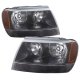 Jeep Grand Cherokee 1999-2004 Black Headlights